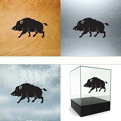 A Wild Boar Silhouette Car Car Sticker Bumper Sticker Car Decal