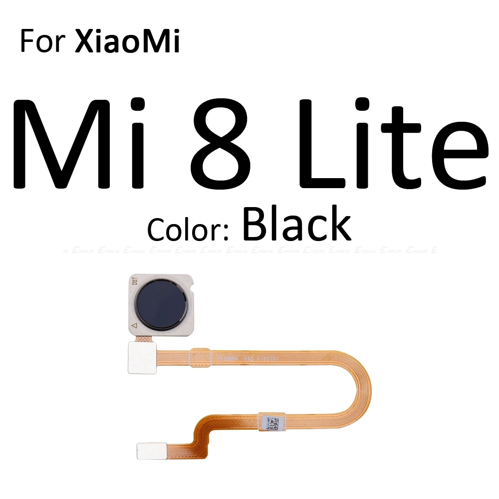 معرف اللمس بصمة موصل الماسح الضوئي الاستشعار الرئيسية العودة مفتاح زر فليكس ل Xiaomi Mi 8 Lite SE Mi5S Mix Max 2 2S 3 Plus #4