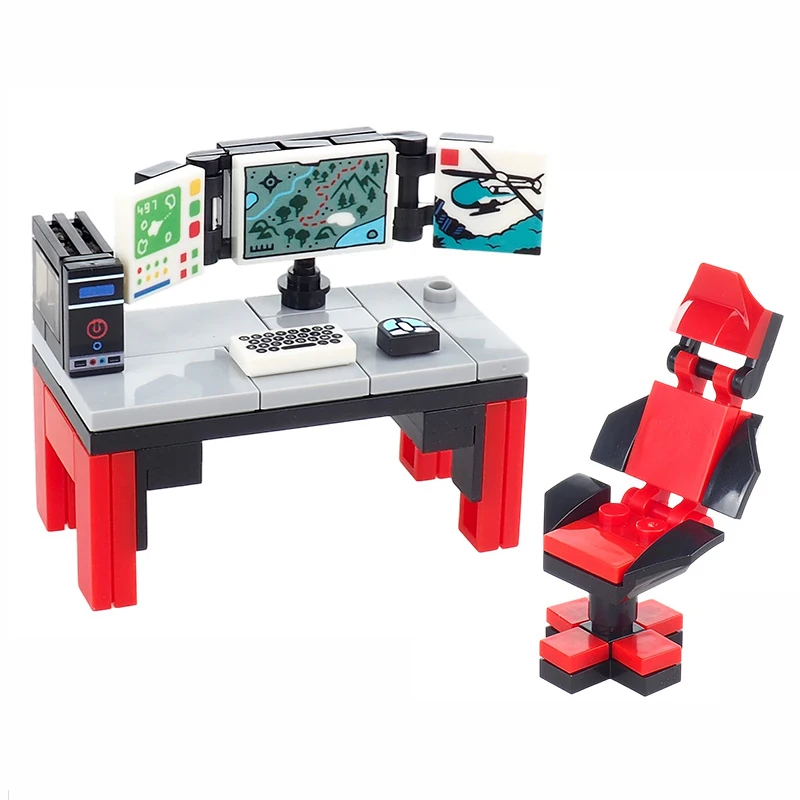 Moc City elektronische Geräte Bausteine Spiele konsole Computer Mini-TV-Handys Rekorder Laptop Jukebox Ziegel Spielzeug