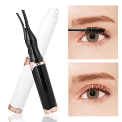 Heated Eyelash Curler 2 Heating Modes Quick Heating Natural Curl Eyelash Curler Long Lasting for Quick Natural Curling