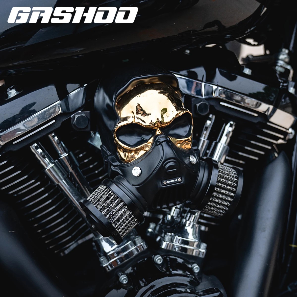 

Воздушный фильтр с черепом для Harley Davidson Touring (Ultra Limited/Road King/ROAD GLIDE/STREET GLIDE/CVO 121/117/114)