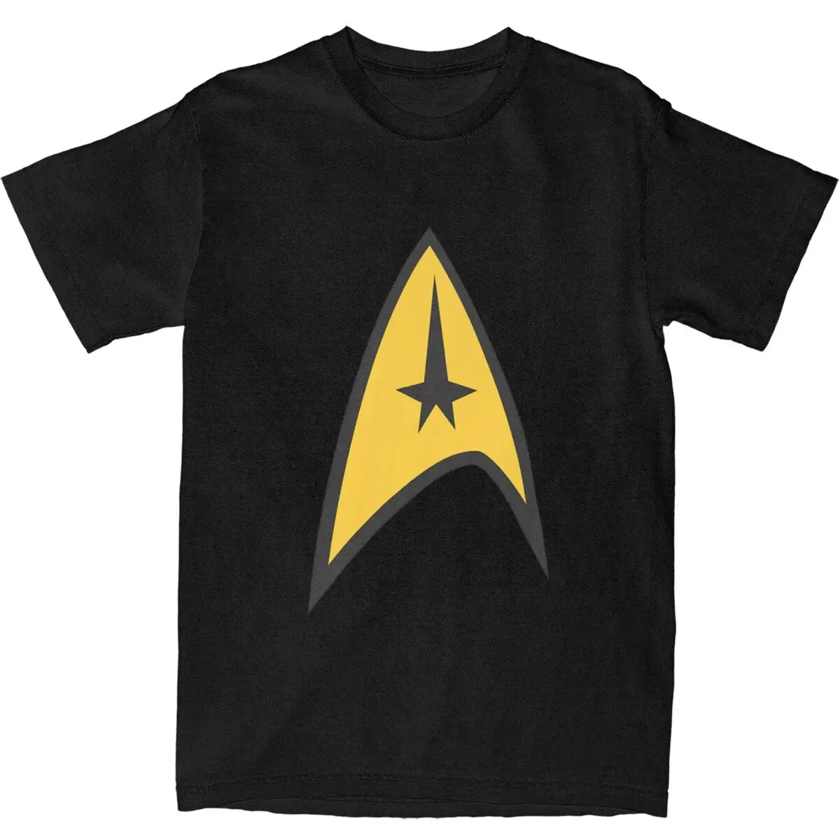 Classic Stars Treks Icons T Shirt For Unisex Pure Cotton T-shirts Short Sleeve Tops