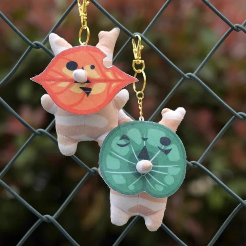 Korok Plush Doll Pendant Keychain Game Action Figure Anime Cartoon Accessories Car Key Ring Birthday Gift Fans Collection