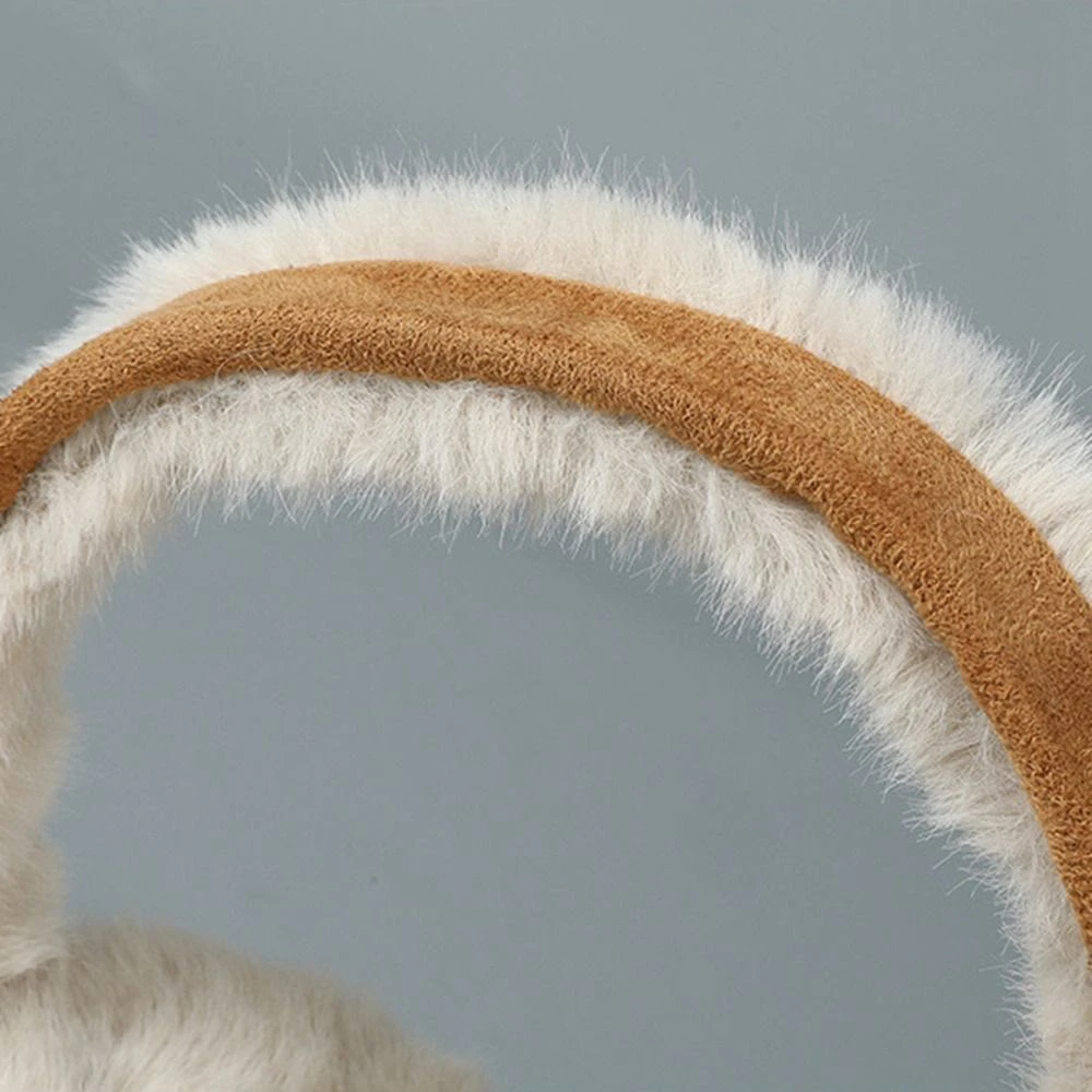 High-quality Plush Earmuffs Foldable Cold Protection Ear Warmer Winter Warm Soft Earflap Outdoor