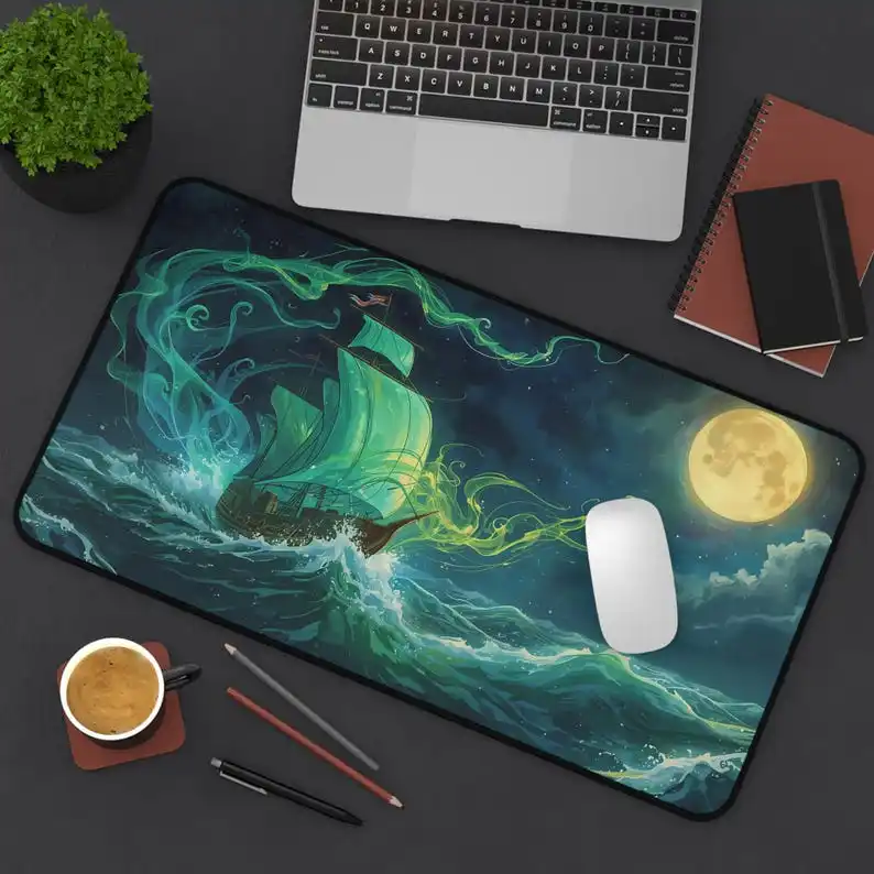 

Magic Ocean Mouse Pad, Non-slip and Waterproof Gaming Mousepad, Office Gaming Desk Decoration Mat, The Perfect Gift for Friends.
