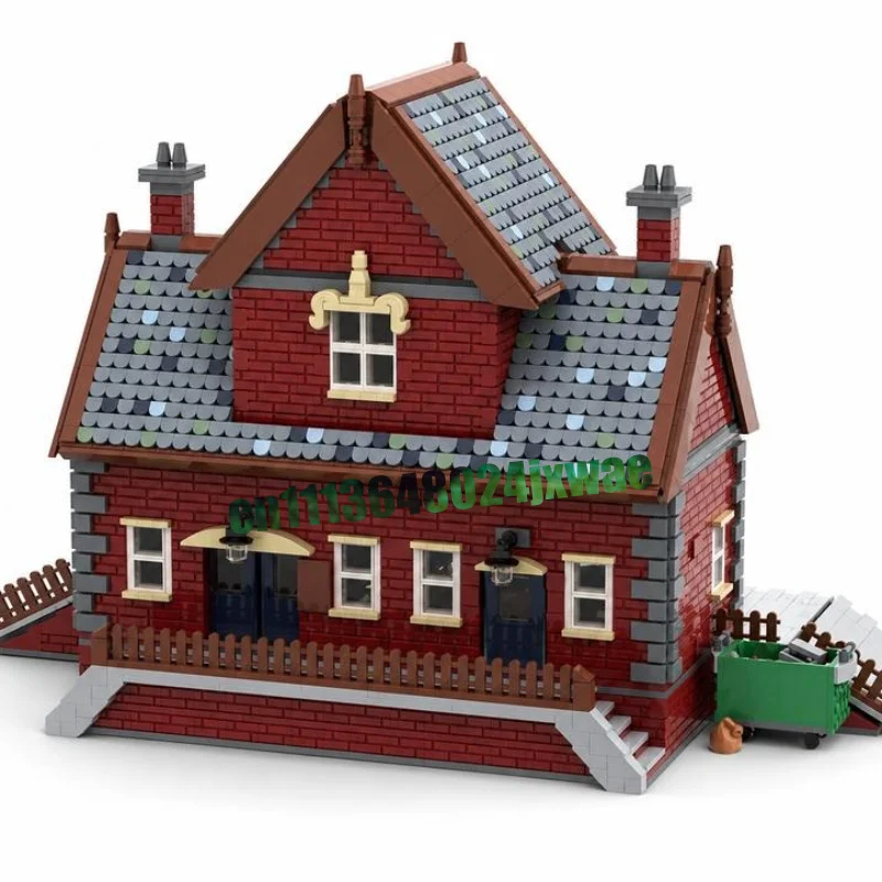 4360 Parts Village Train Station MOC Modular Architecture Model Custom Puzzle DIY Creative Assembly Educational Toy Popular Gift - view 2