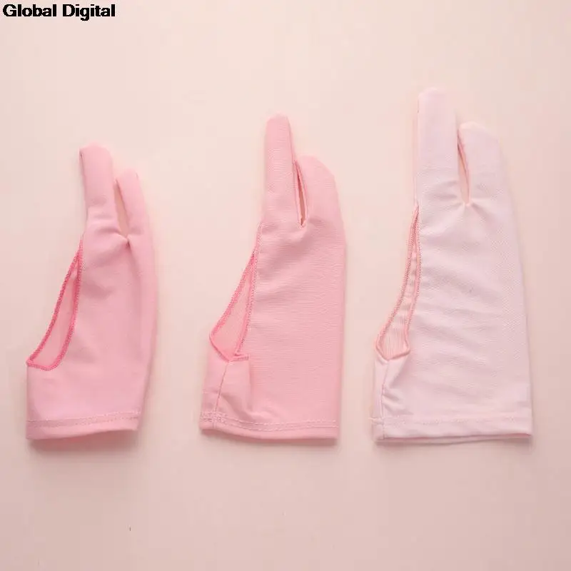 2 Finger Anti-fouling Glove,both For Right And Left Hand Artist Drawing For Any Graphics Drawing Tablet