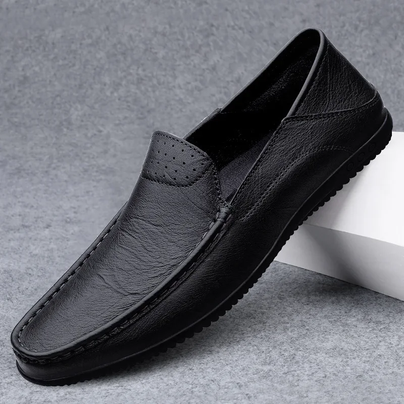 

Moccasins Loafers Men's Genuine Leather Business High-End Men's Shoes Genuine Leather Business Men's Shoes