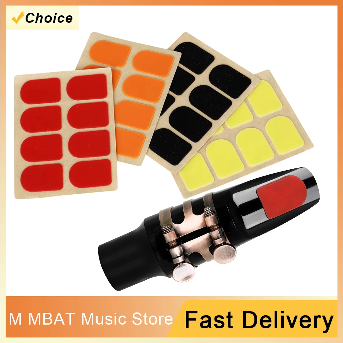 

Набор из четырех накладок для сопрано-саксофона ME14, защита для сопрано-саксофона, кларнета, деревянных духовых инструментов, запасная часть