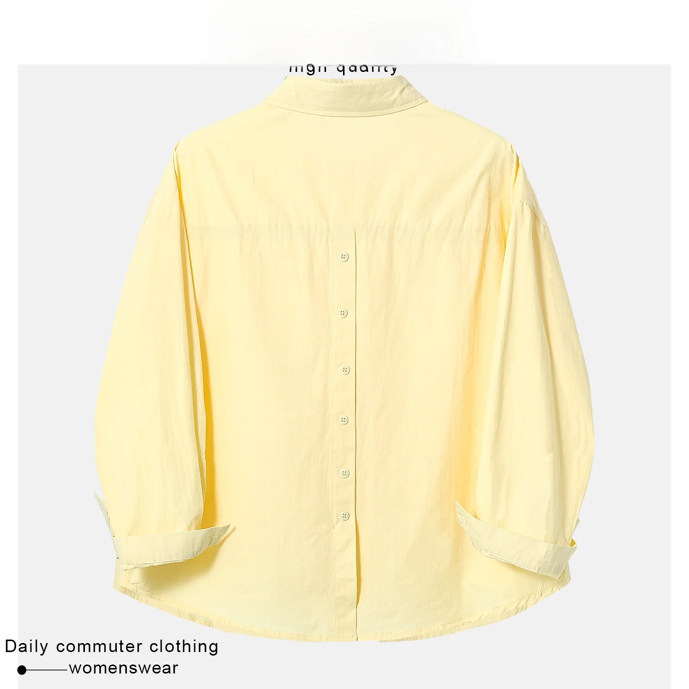 Coehkg Coreano Sle Lungo Colletto Sve irt Donna Inizio Autunno Fiore Bianco Cinturino Set in Due Pezzi Top in Cotone Vestibilità Allentata