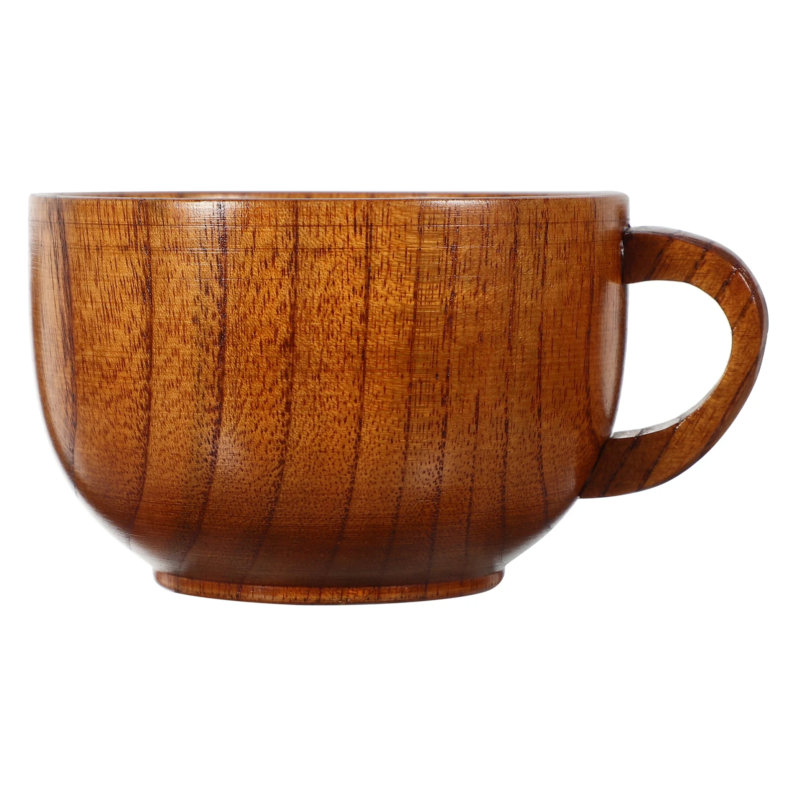 

Small Coffee Cups Handheld Tea Mug Ergonomic Handle Water Office Handheld Tea Cup Milk Cup Water Mugs Wooden Drinks