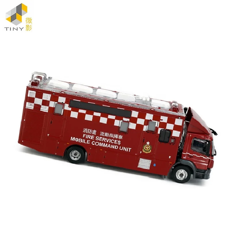 Tiny 1:64 Ben-chi Ate-g Mobile Command Unit (F7703) NO.186 Alloy Simulation Model Car