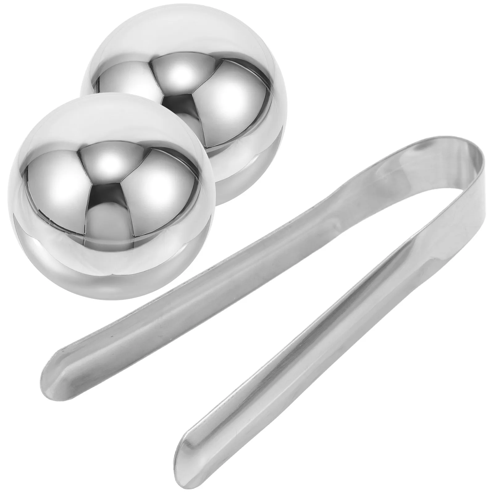 1Set Stainless Steel Cooling Balls Reusable Non-Melting Metal Balls for Beverage Chilling Coffee Tea Wine Stones - view 3