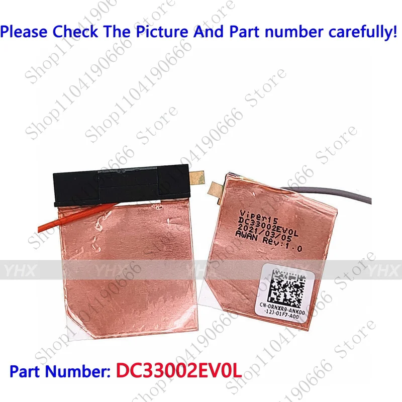 Componentes del ordenador portátil NUEVO cable de antena flexible para Dell Alienware M15 R3 R4 0RNXR9 DC33002EV0L.