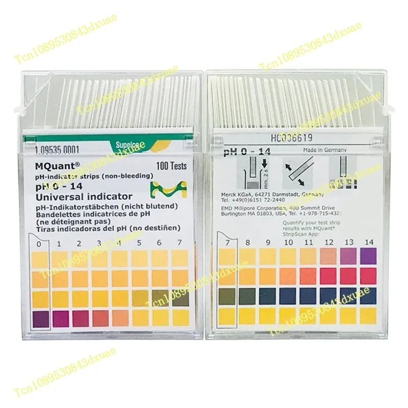 The latest pH test paper 1.09535.0001 1.09543 pH accuracy test strip, extensive test paper