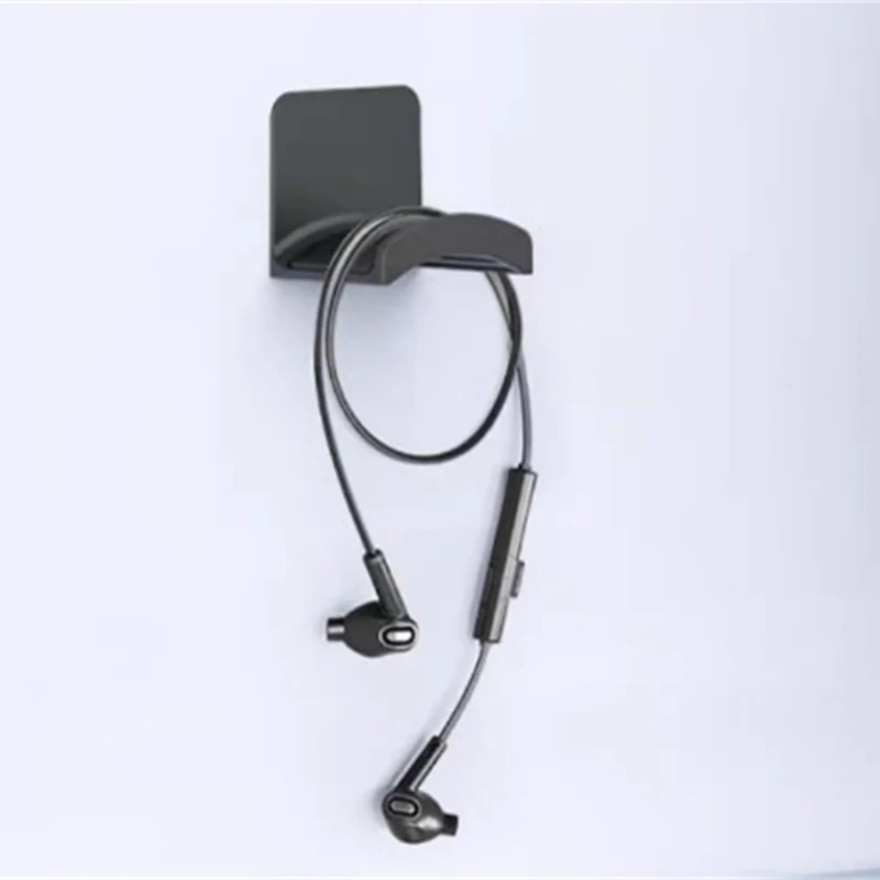 1pc Universal Wall Mounted Headphone Stand Gaming Controller Holder Headset Display Rack Under Desk Hanger Hook For Earphone