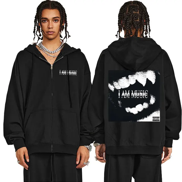 トップス I AM MUSIC Zip up hoodie Playboi carti I AM MUSIC Double Zip 6 - Playboi Carti | Shop