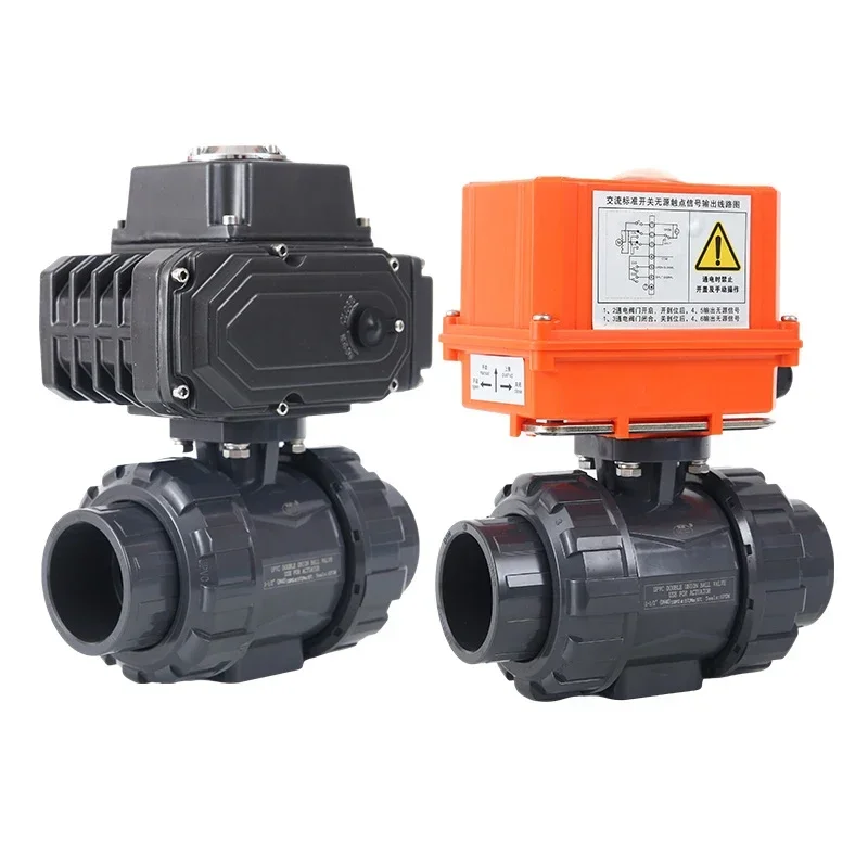 Plastic 2 Way  Motorised Water 4Inch 110v 120v Ac220v Electric Operated Ball Valve