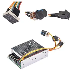 DC 10-50V 40A PWM Speed Controller DC Motor Digital Display 0~100% Adjustable Drive Module Input MAX60A DC The speed controller