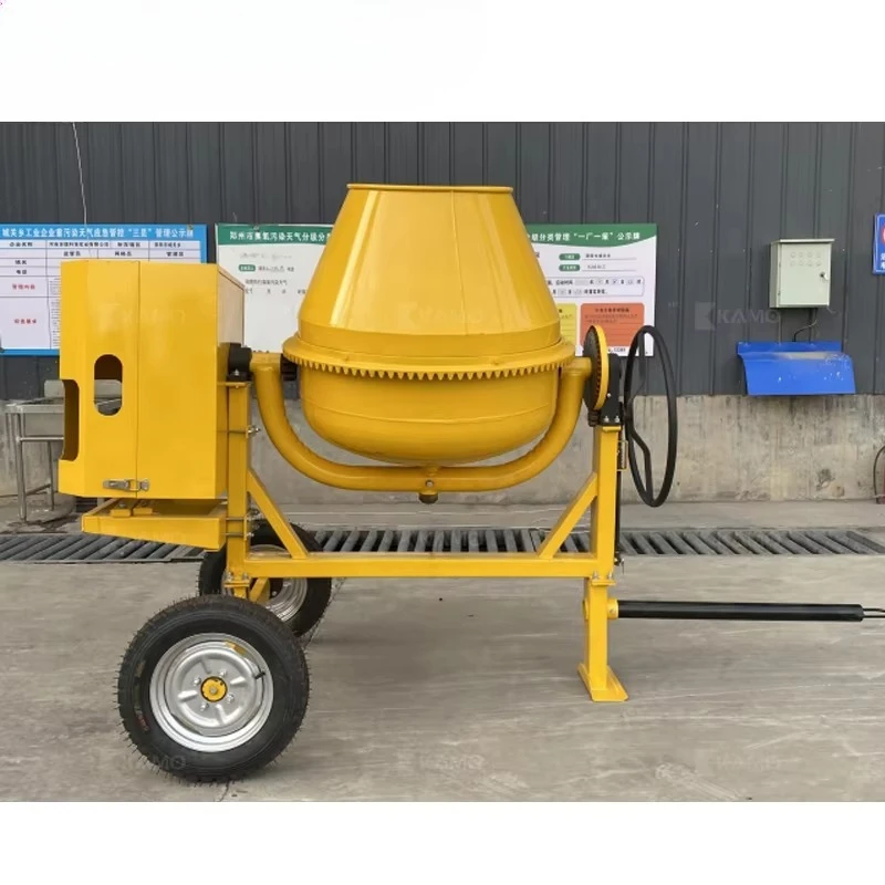 Movable Cement Mortar Concrete Mixer Small Feed Mixer Vertical Drum Portable Concrete Mixing Machine Factory Direct Price