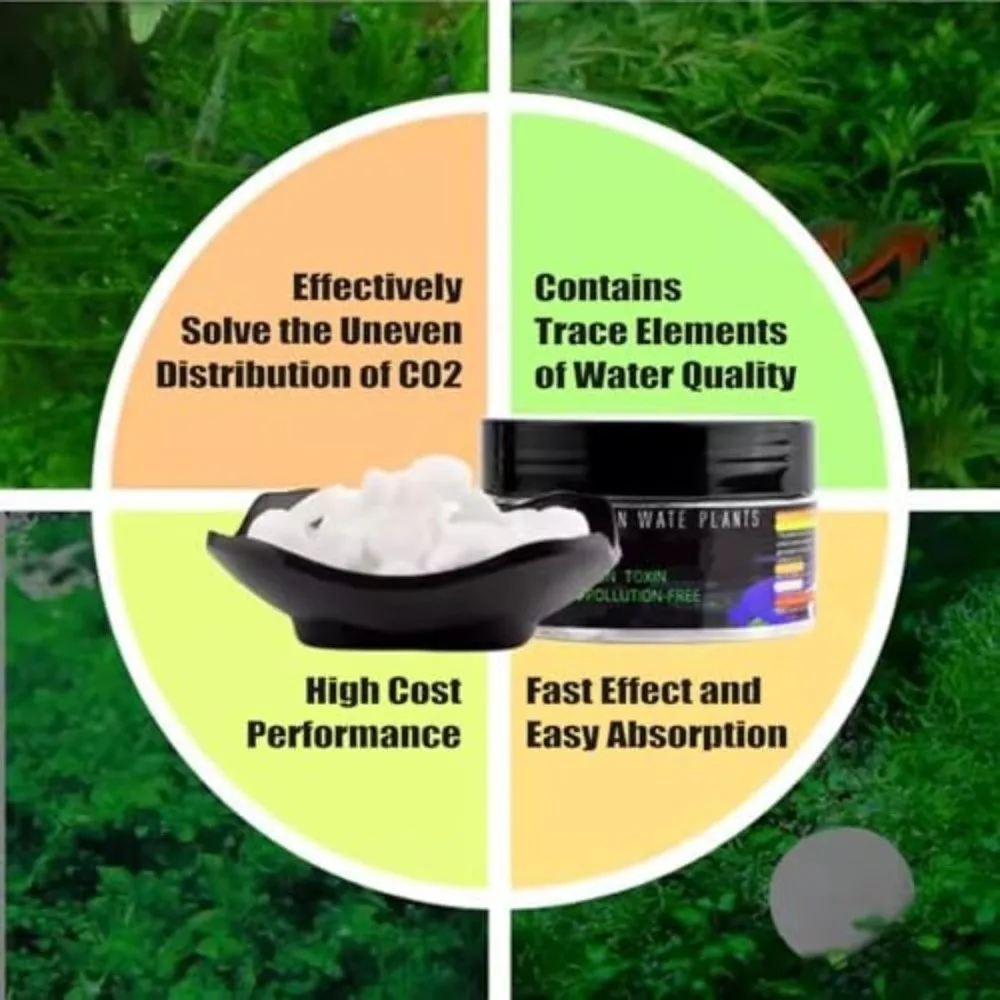 120PCS Tablets Form CO2 Tablet Diffuser Tablets Carbon Dioxide Carbon Dioxide Generator CO2 Diffuser Diffuser Tablets