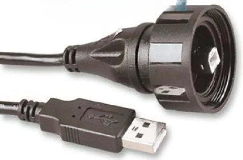 

BULGIN PX0840/B/2M00 USB connection cable A-B IP68 2M 5M length optional.