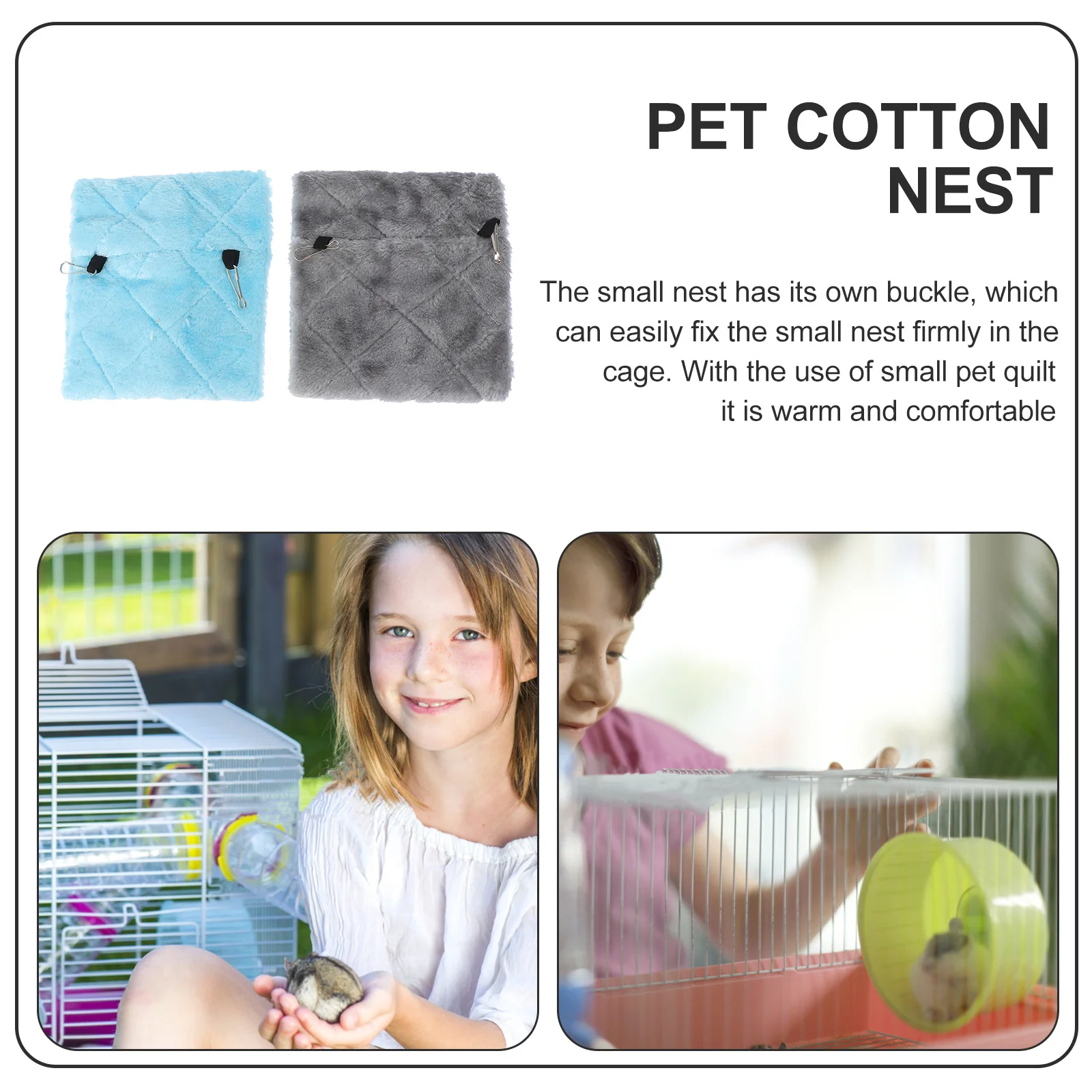 

2Pcs Bird Warm Nest Safe Hanging Hammock Cage Tent Bed Parrot Relaxing Sleeping Nest Parrot Hammock Bird Hanging Tent