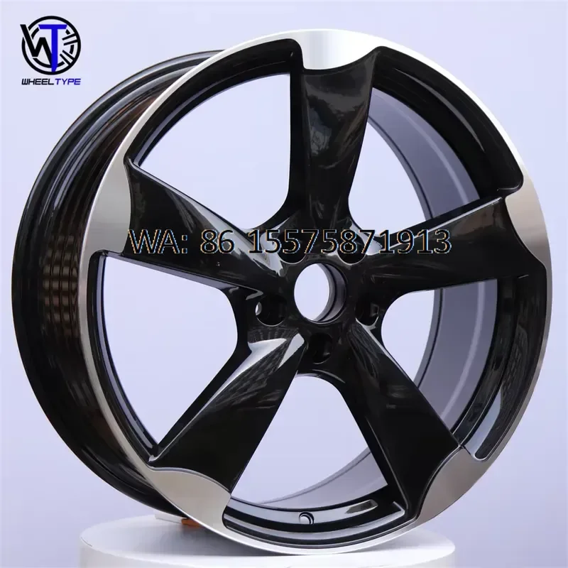 Forged Aluminum Alloy Car Rim 17 18 19 20 Inch Deep Dish 5 Spoke 7.5J 8J 9J Width 5X112 PCD Wheel for RS5 A5 S5