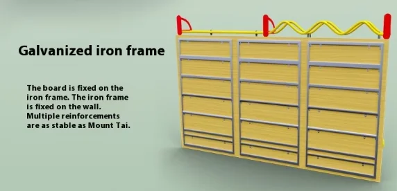 

Indoor/Outdoor Climbing Wall for Children for Children Parks and Kindergartens