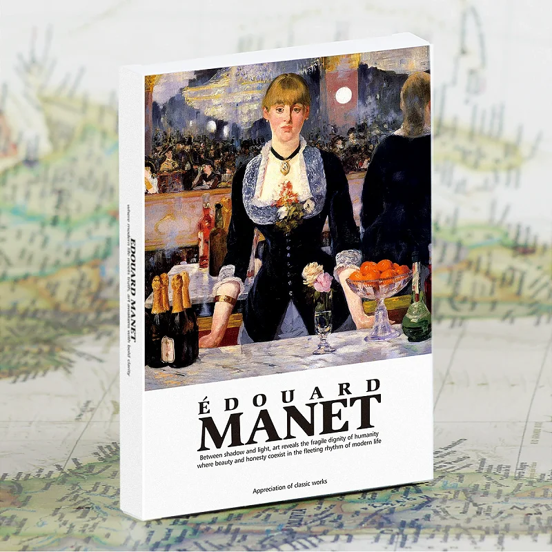 

30PCS Édouard Manet Postcards Set - Classic French Impressionist Oil Painting Greeting Cards Art Postcard for Wall Decor