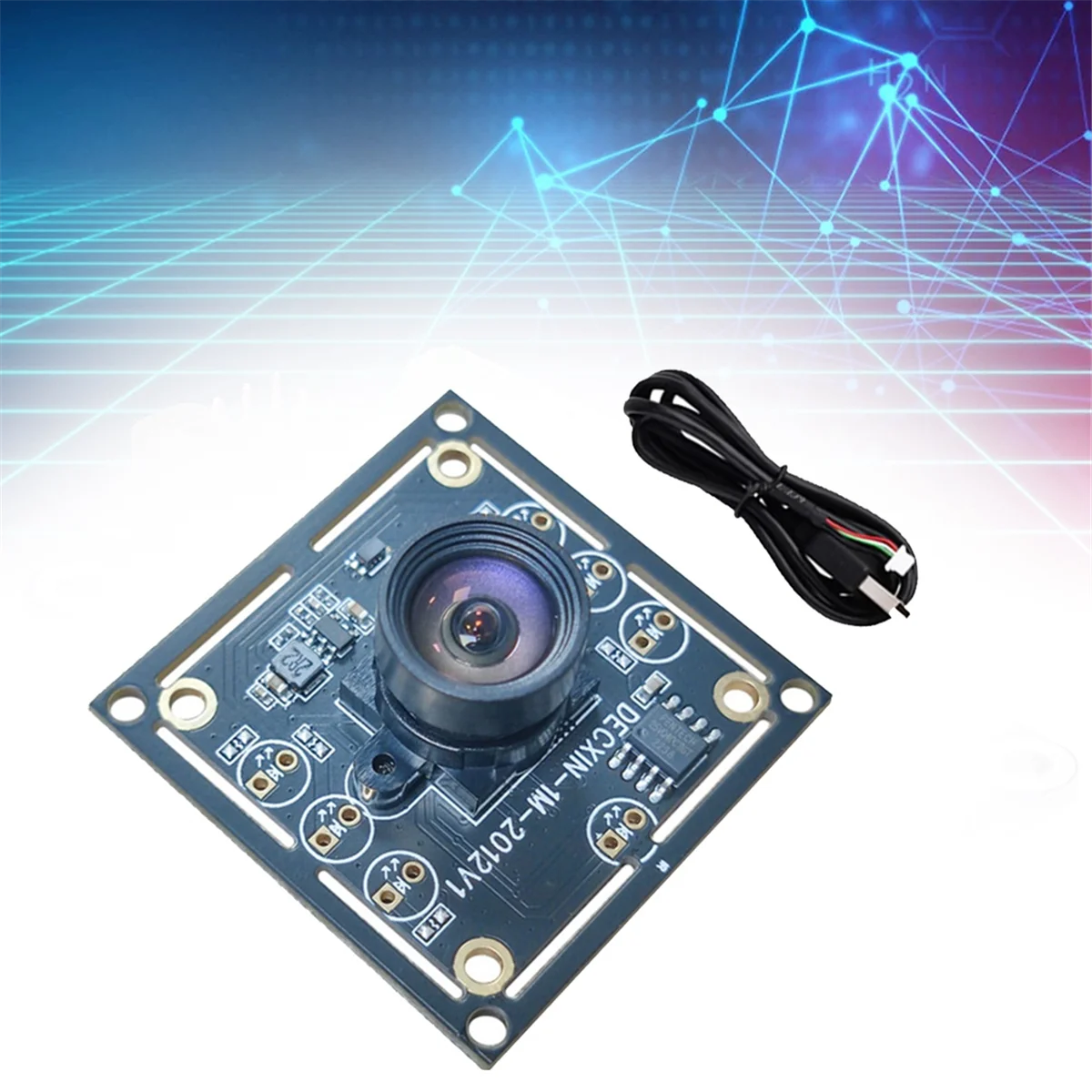 Hot OV9732 USB Camera Module 720P 1MP 100 Degrees Face Recognition Image Acquisition for Camera,B