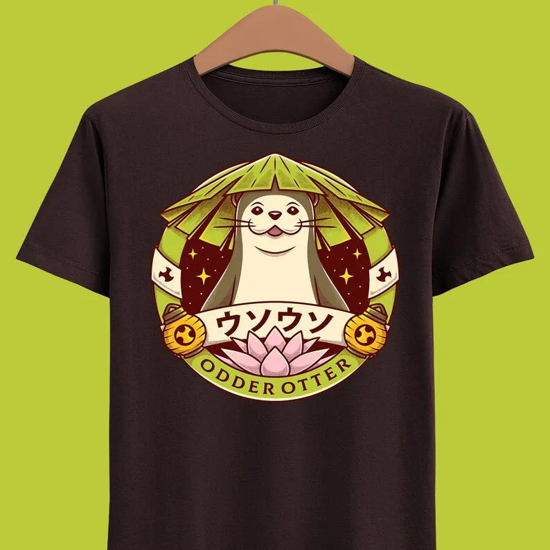 Odder Otter Unisex T-shirtFinal Fantasy XIV FFXIV FF14 Final Fantasy 14 Eorzea Gaming Tee