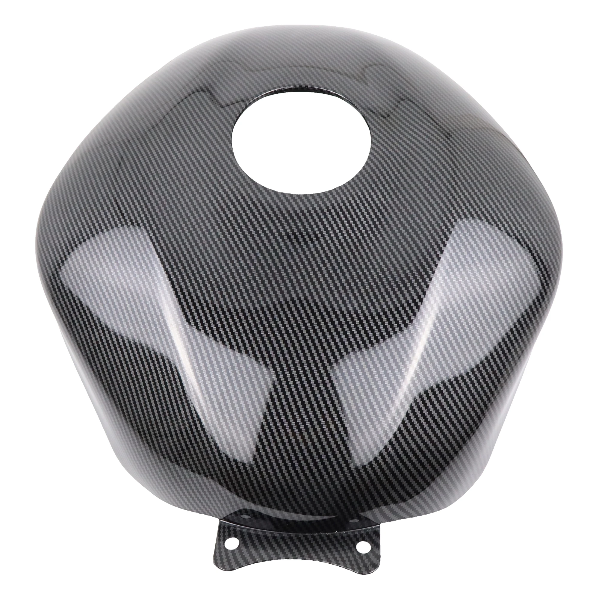 For Kawasaki Ninja ZX6R 2007-2008 Fuel Gas Tank Cover Fairing Look Carbon Fiber