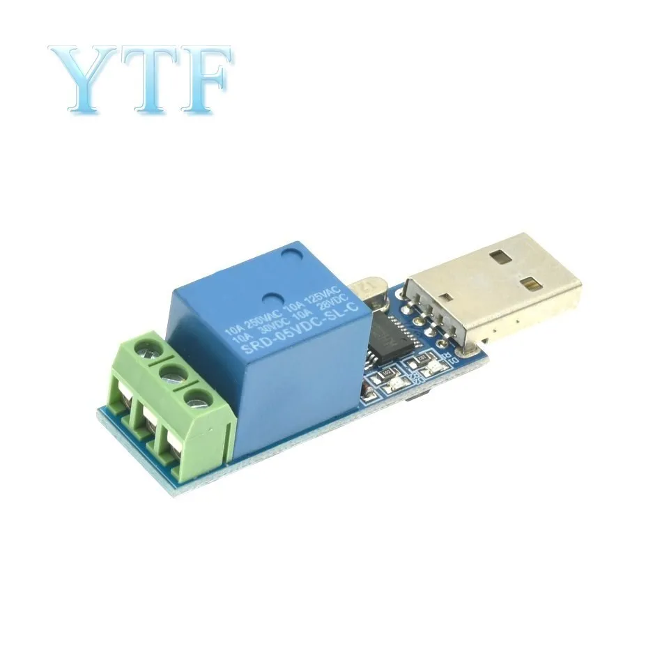 Módulo de relé USB tipo LCUS-1, convertidor electrónico, PCB, interruptor de Control inteligente USB