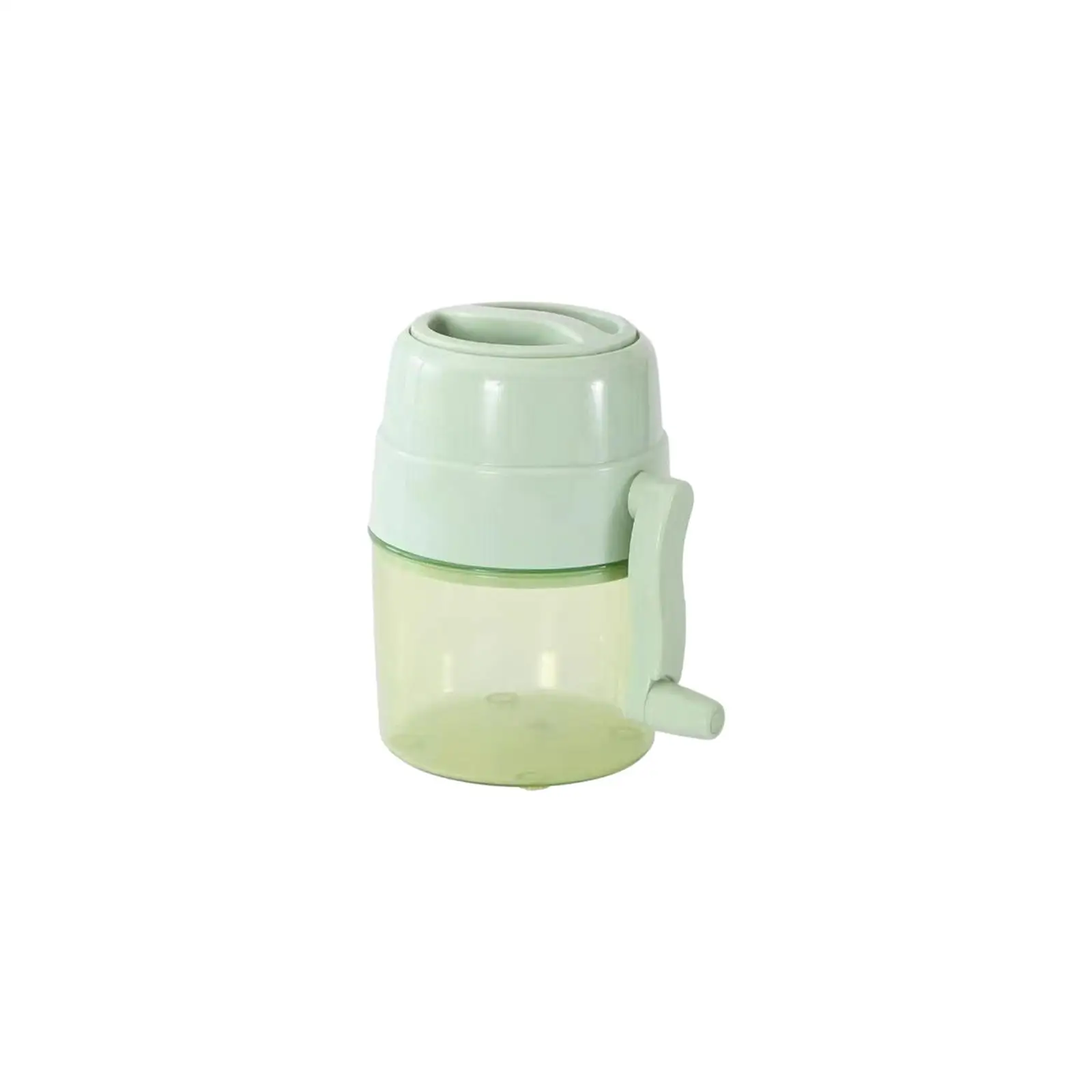 เครื่องบดน้ำแข็งแบบมือหมุนขนาดเล็กเครื่องทำกรวยน้ำแข็งบดน้ำแข็งเครื่องใช้ในครัวไสน้ำหนักเบาสำหรับใช้ในบ้านบาร์ห้องครัว