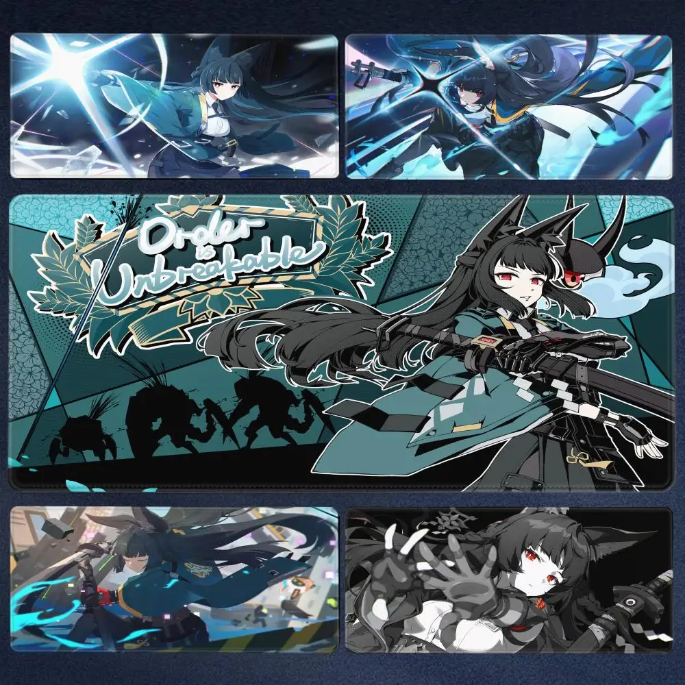 

Large Mousepad 900x400 Hoshimi Miyabi Zenless Zone Zero Mouse Pad Keyboard Extended Carpet Gaming Accessories Anime Desk Mat Rug