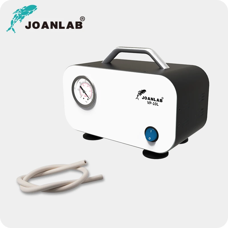 JOAN LAB Oilless Diaphragm Portable Vacuum Pump for Laboratory Use