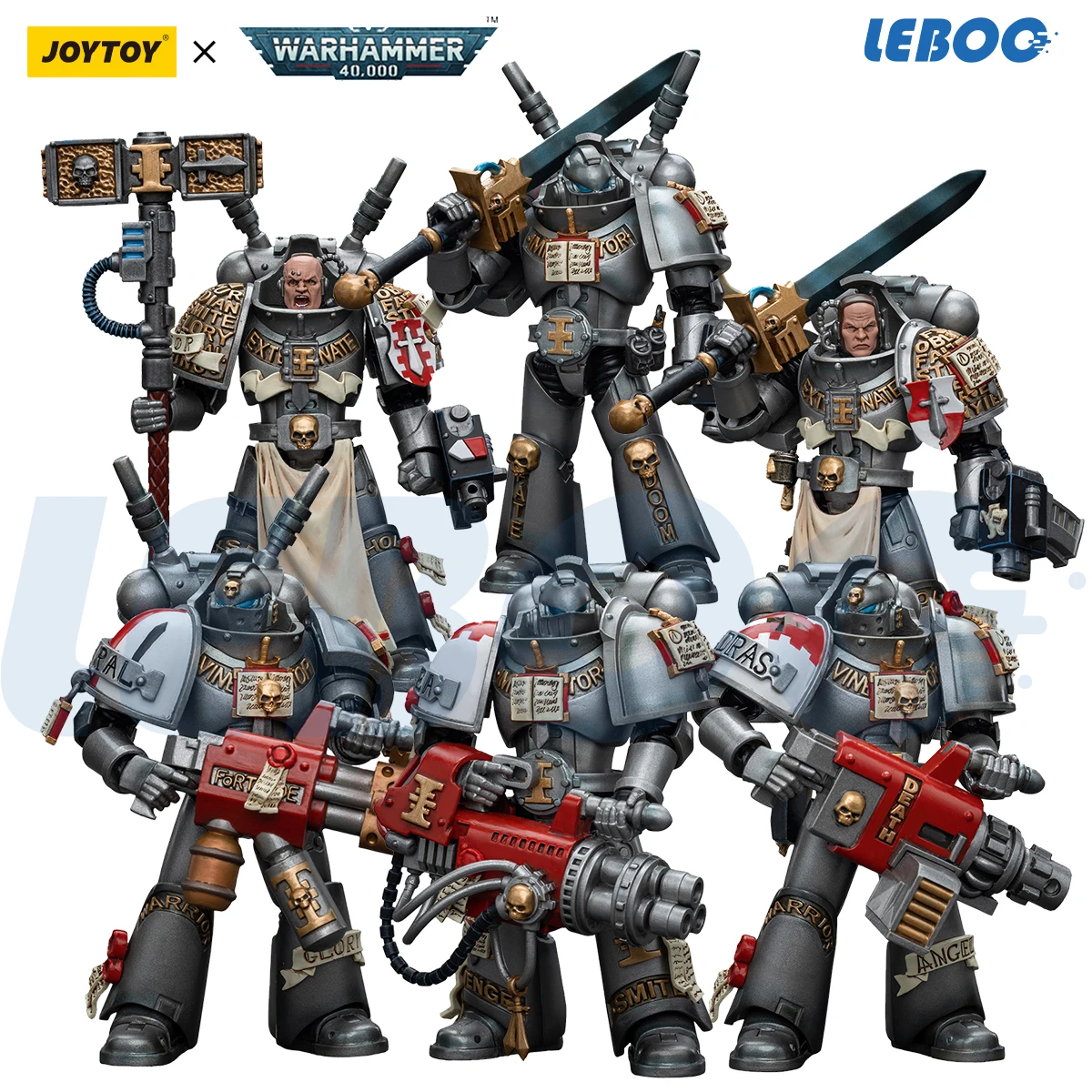 

В наличии, экшн-фигурка JOYTOY Warhammer 40k 1/18, серия «Серый Рыцари», отряд перехватчиков/отряд забастовок, бесплатная доставка