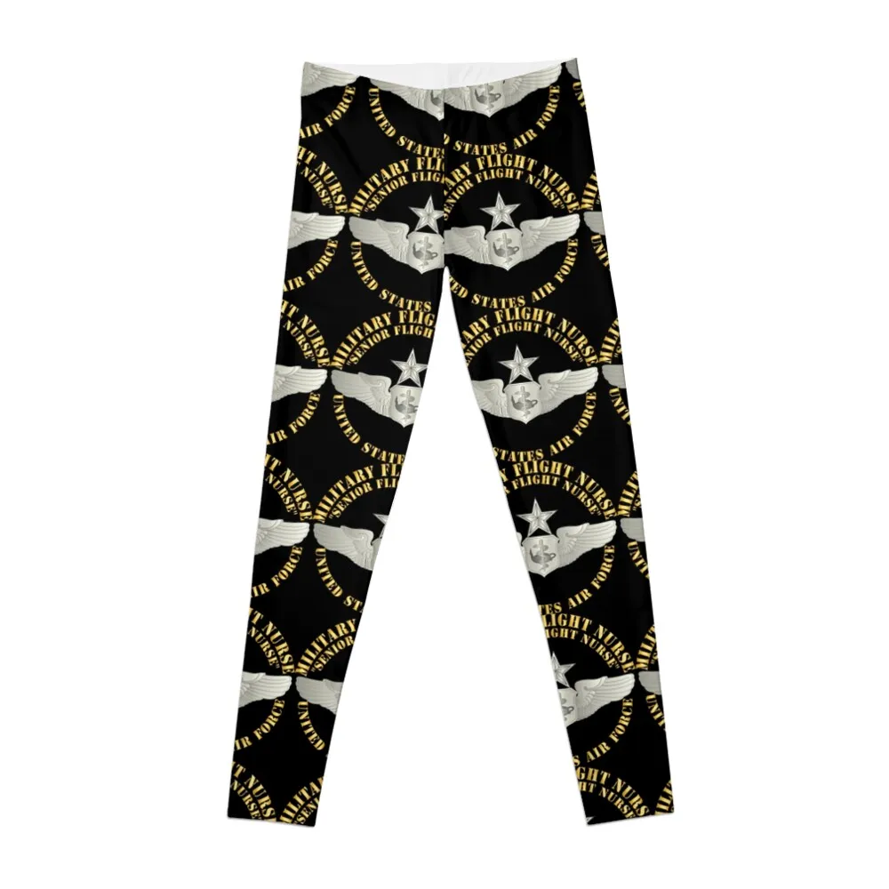 

USAF - Military Flight Nurse - Flight Nurse - Senior Leggings sporty woman push up Women's trousers gym womans Womens Leggings