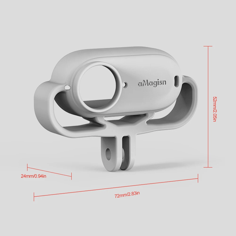 Силиконовый кронштейн, комплект защитной рамки, амортизирующая защитная оболочка для камеры, рассеивание тепла для Insta360 GO 3,