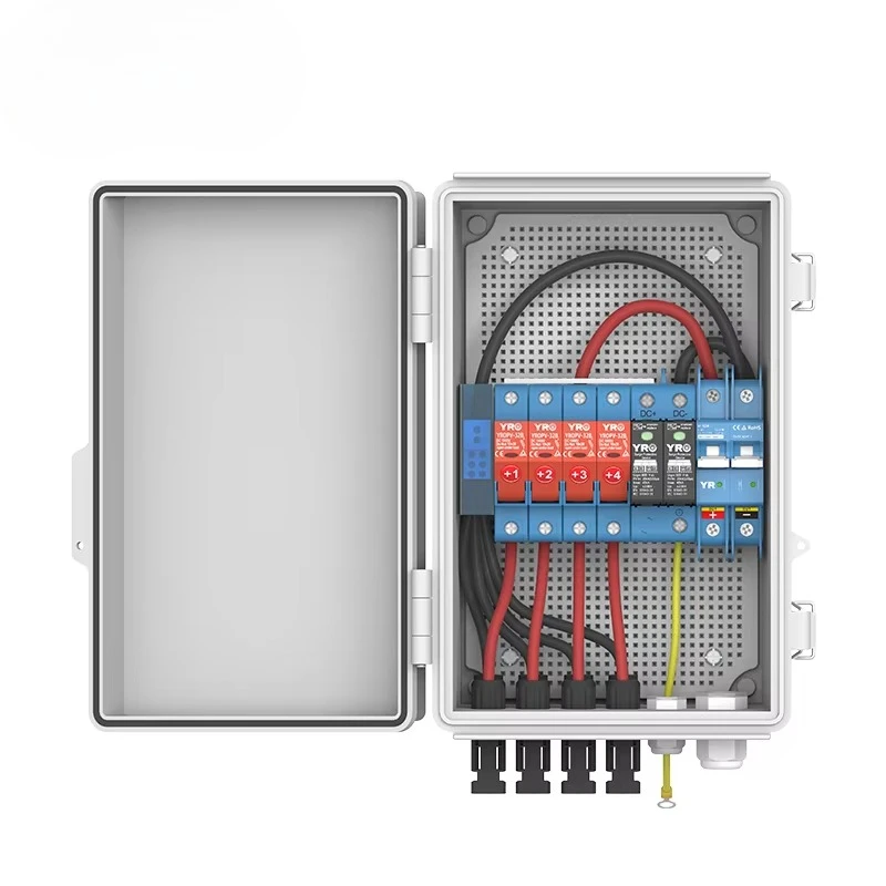 CE for Certified Solar Panel 2/3/4 String PV Combiner Box for PV Distribution Power System