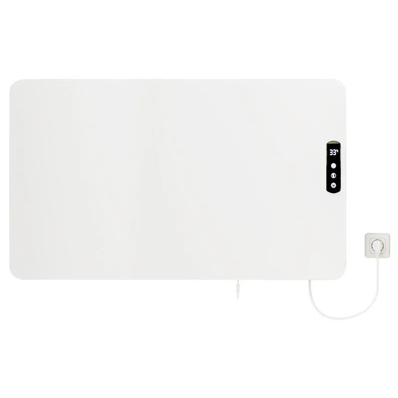 سخان مروحة جرافيتي 110 فولت - سخان كهربائي حراري مثبت على الحائط مع تحكم ذكي في درجة الحرارة