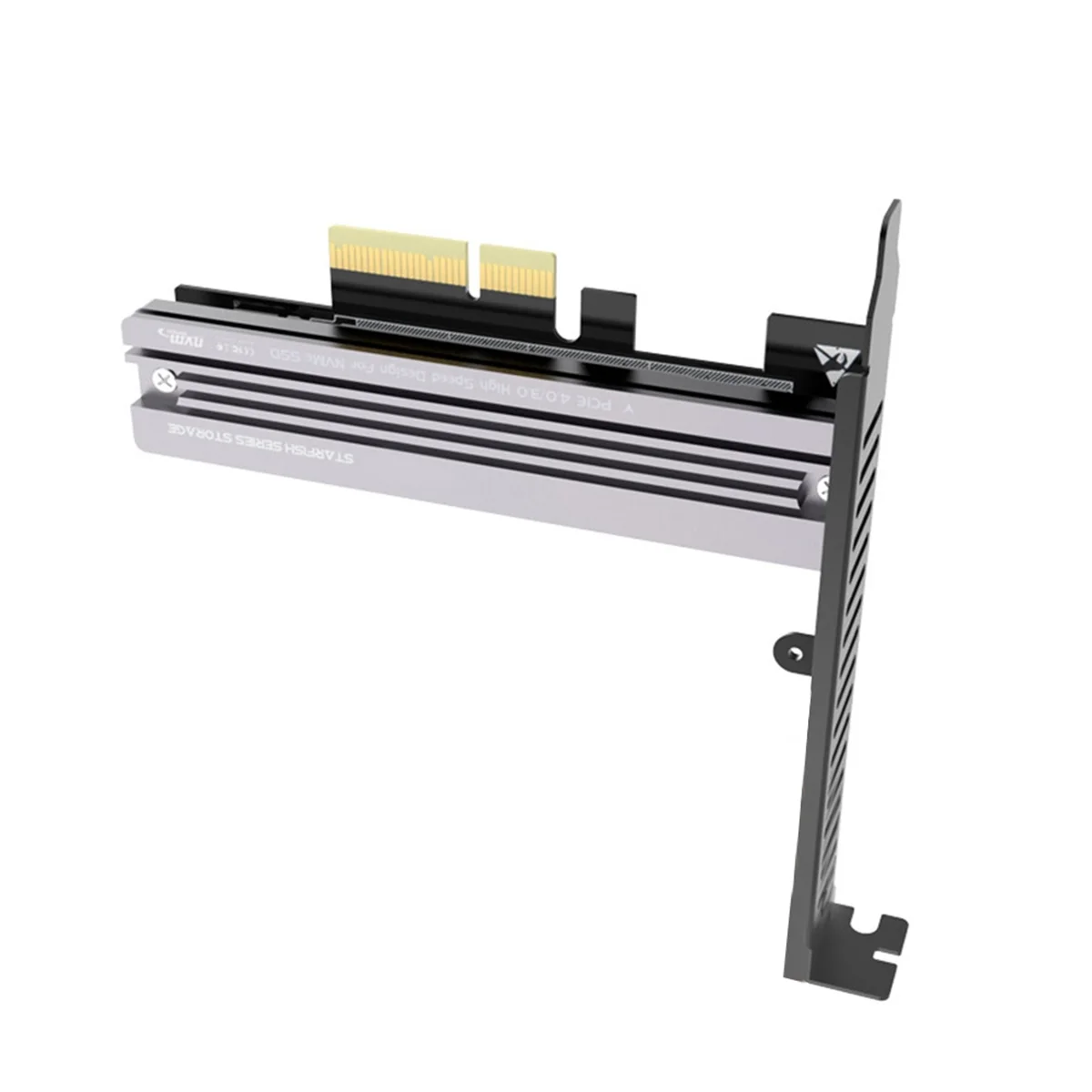 

НОВЫЙ адаптер-конвертер M.2 SSD NVME в PCIE 4.0 X1/X4/X8/X16 с радиатором, карта расширения PCI Express для настольного ПК