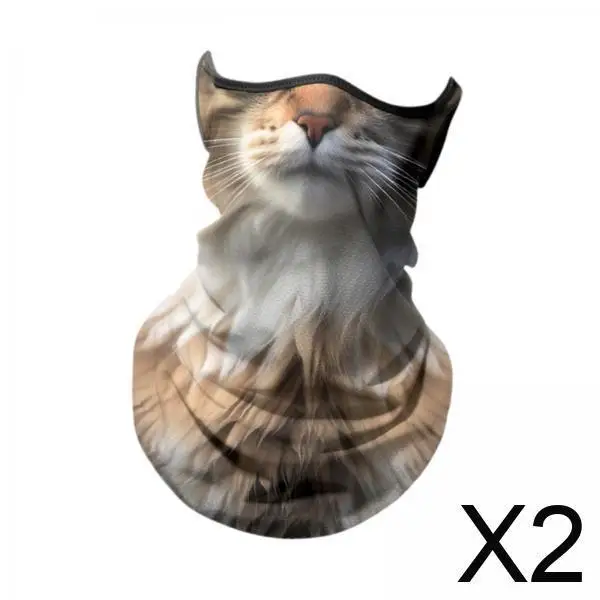 قناع وجه رفيع وخفيف الوزن للأنشطة الخارجية للحماية من الشمس، باندانا قابلة للتنفس للرقبة لركوب الدراجات والنساء والرجال