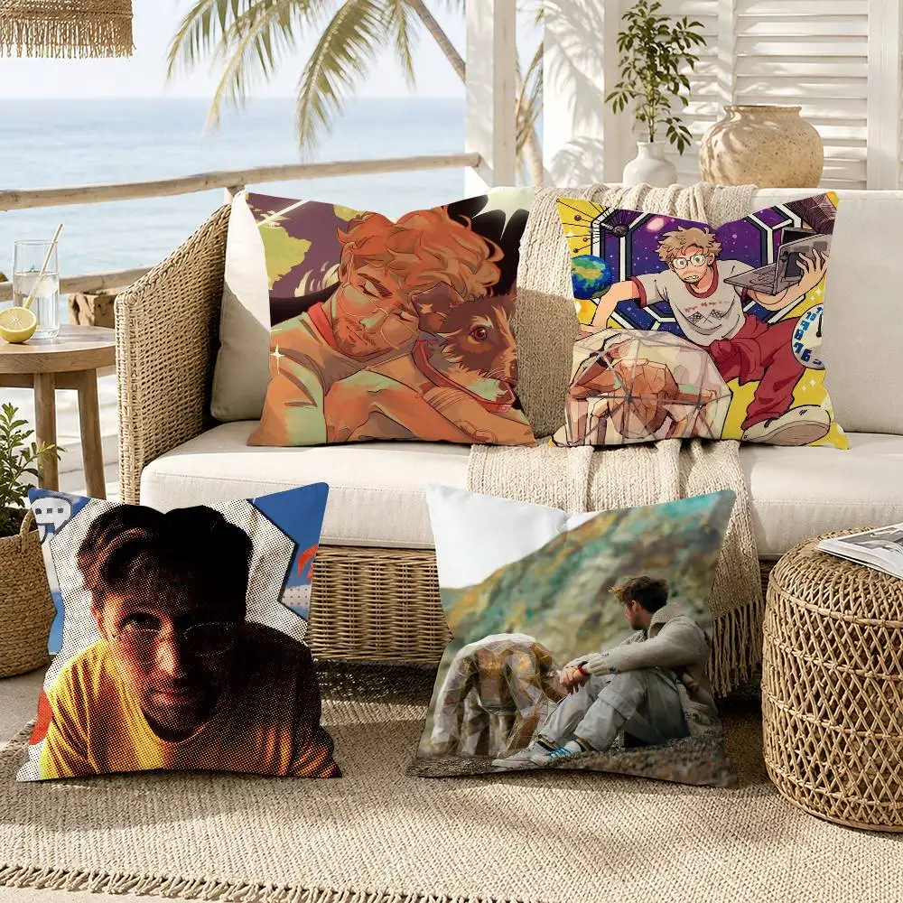 C-Classic Movie P-Project Hail Mary Pillow Case for Sofa Living Room Home office Decor Protective Cover