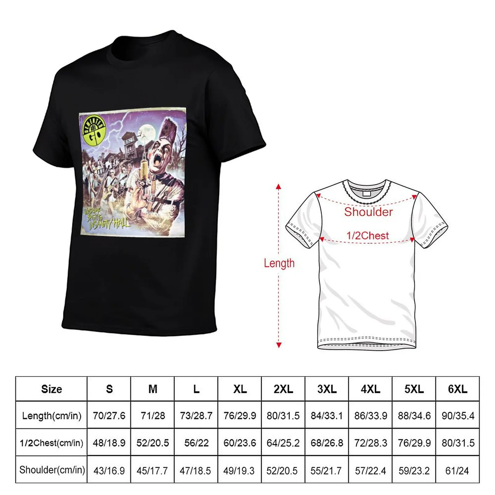 Insanity Hall T-Shirt Plus Size All Match Tee Shirt