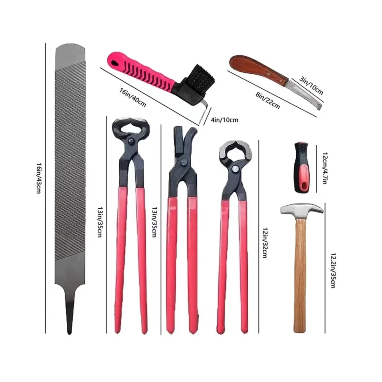 

8 in 1 Horseshoe Nail Palm Repair Set