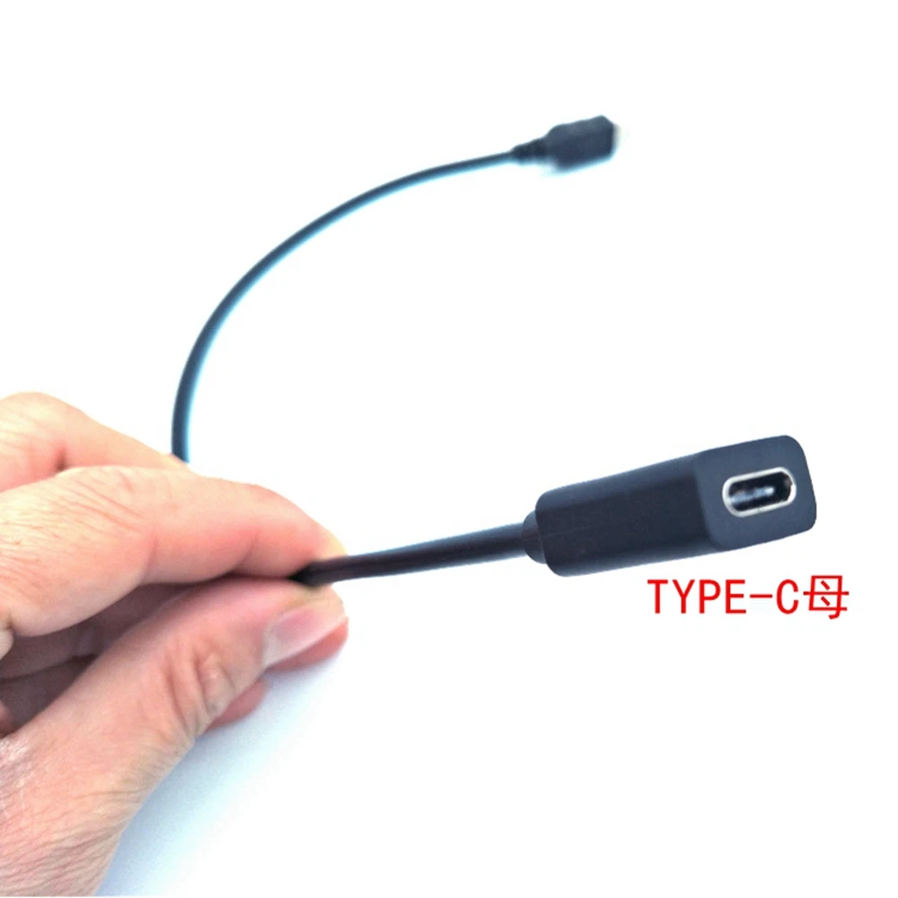 Mini USB Plug to Type-c Female Charging Data Adapter Cable Adapter 30cm
