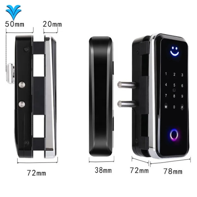 TTLock APP Keyless Digital Biometric Fingerprint Door Lock RFID Cerradura Inteligente Security Smart Door Lock
