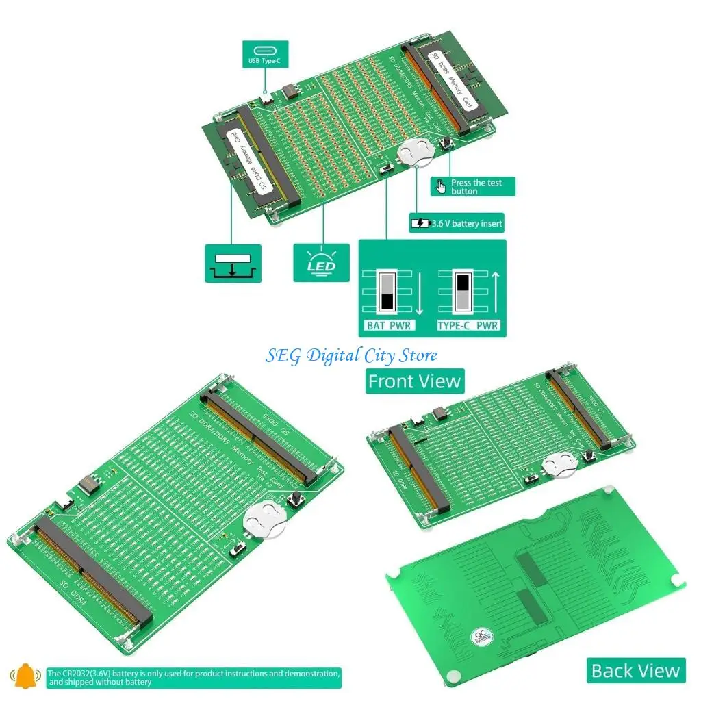 U75b ddr4 ddr5 cartão teste memória fácil usar para computador computadores